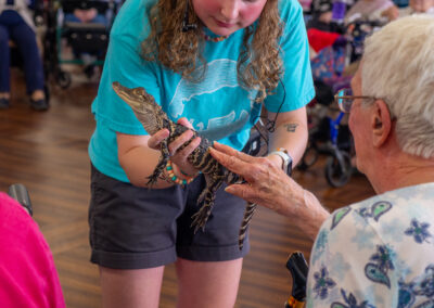 Sarah Reed Senior Living Traveling Zoo